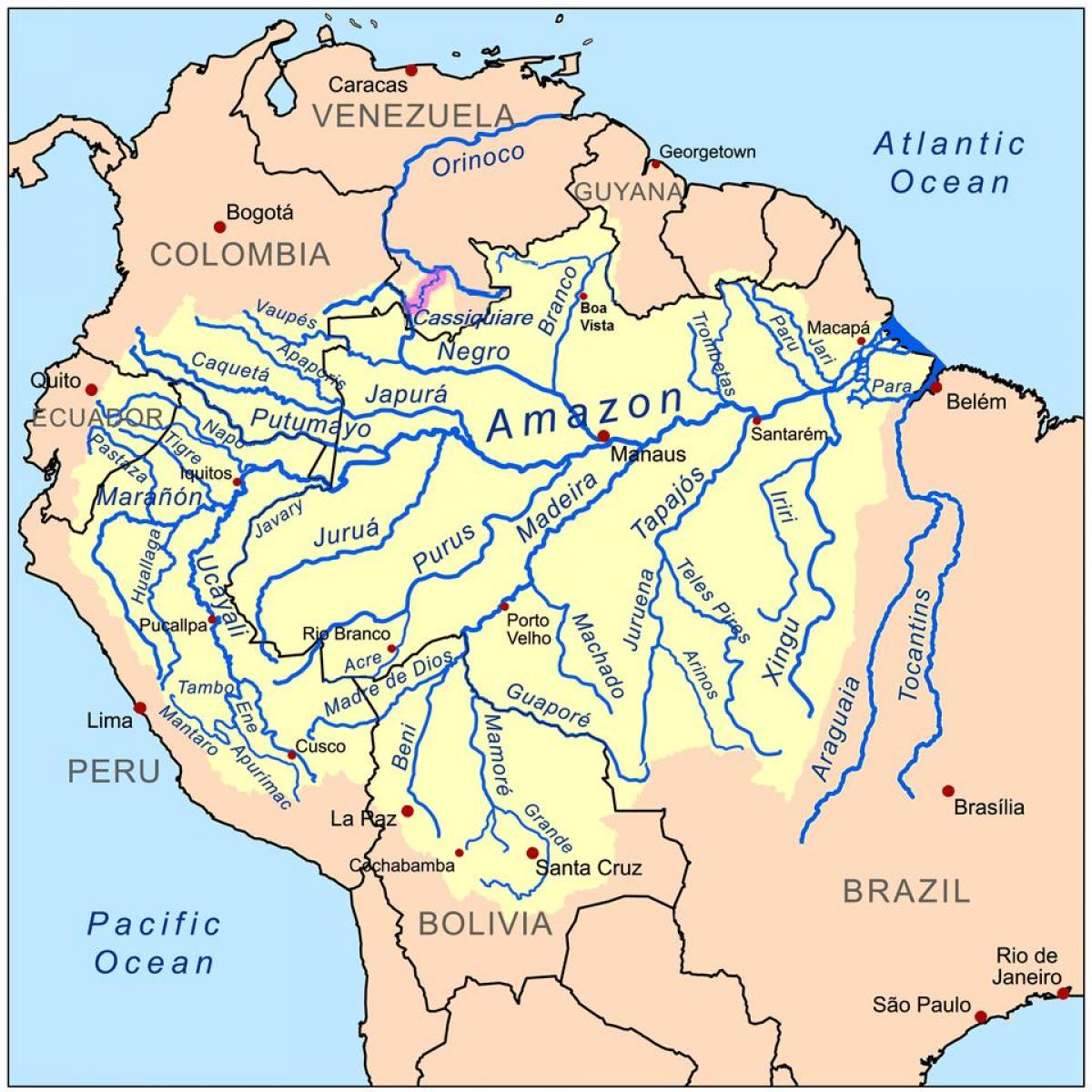 ám í Perú kort
