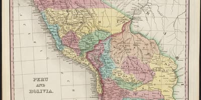 Kort af fornum Perú 