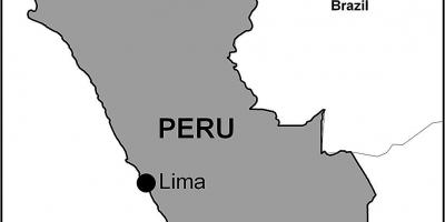 Kort af iquitos Perú
