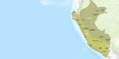 Kort af kuelap Perú 