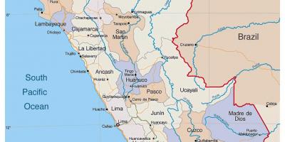 Kort af nákvæmar kort af Perú