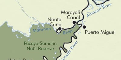 Amazon Perú kort