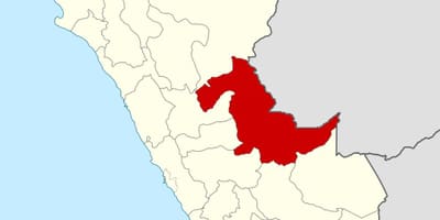 Kort af pucallpa Perú